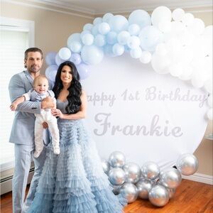 Milla Strapless Layered Tulle Gown Size S ( US 4) / Worn Once/ Like New